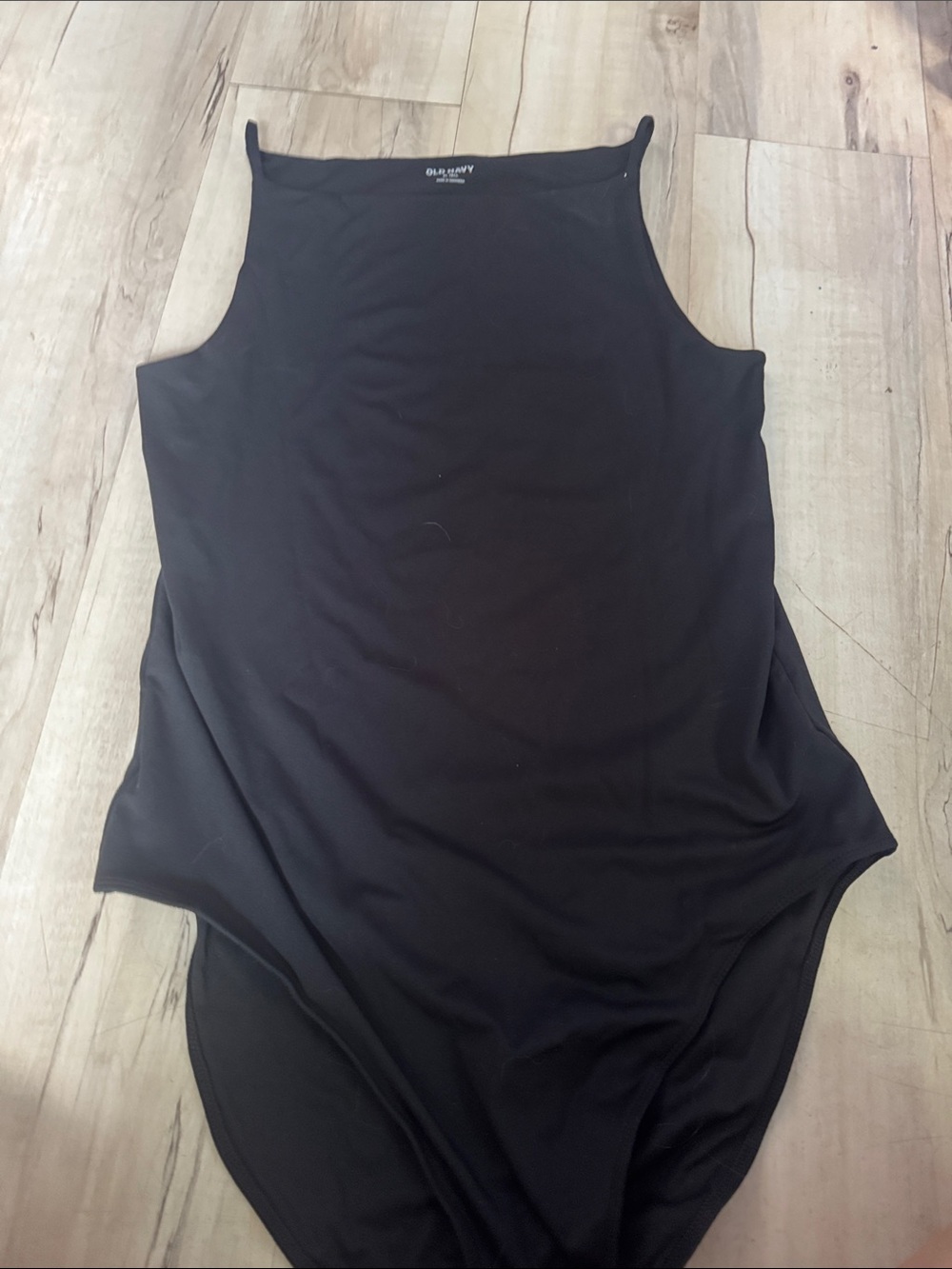 Old Navy Black High-Neck Sleeveless Bodysuit